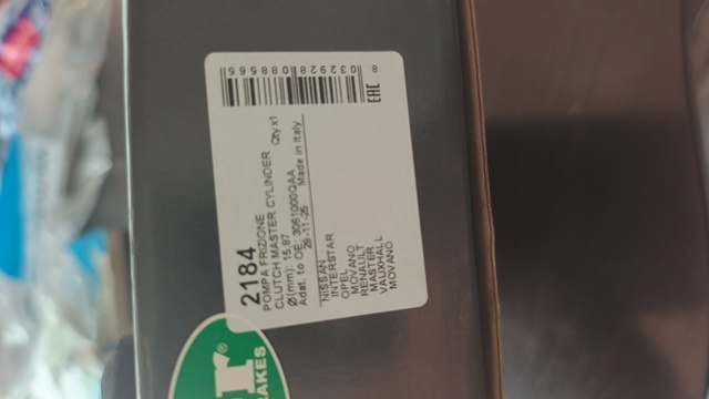 Циліндр зчеплення 2184 LPR