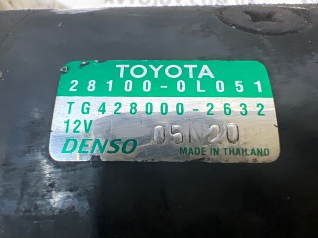 Стартер двигуна 281000L051 TOYOTA