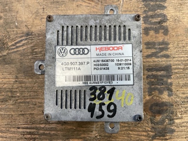 Блок розпалювання, ксенон 4G0907397P VAG