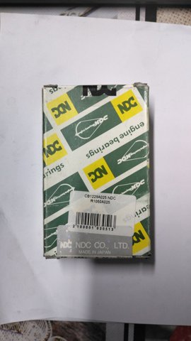 Вкладиші колінвала, шатунні, комплект, 1-й ремонт (+0,25) CB1229A025 NDC