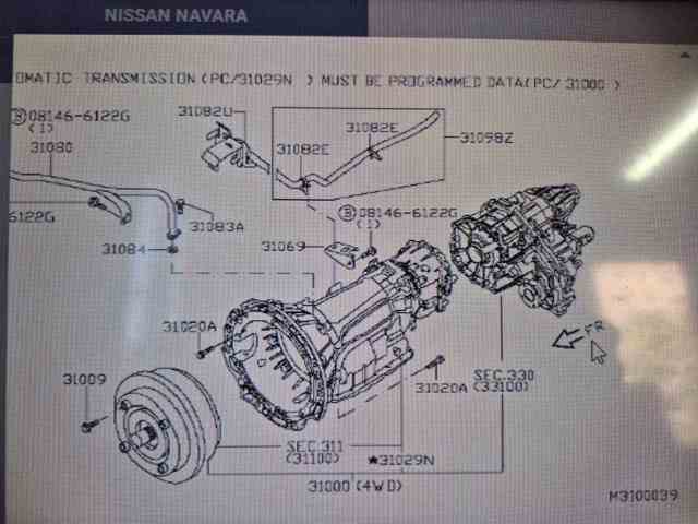 Автоматична коробка передач 310203HX7A NISSAN