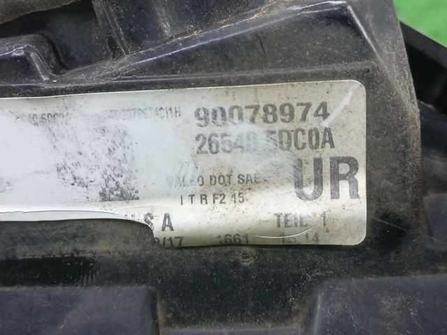 Ліхтар задній правий, внутрішній 265405DC0A NISSAN