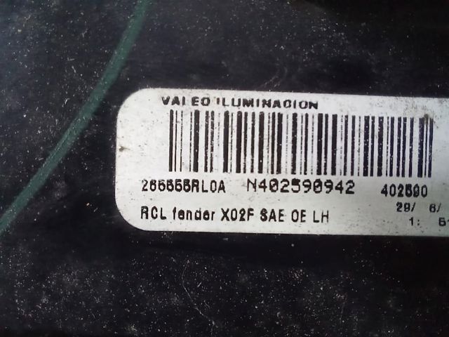 Задній лівий зовнішній ліхтар 265555RL0A NISSAN