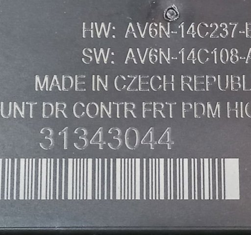 Блок комфорту передніх дверей 31343044 VOLVO