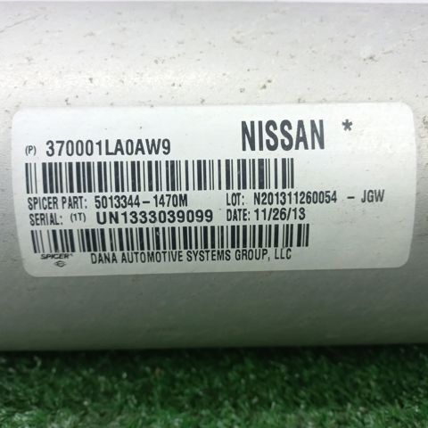 Вал карданний задній 370001LA0A NISSAN