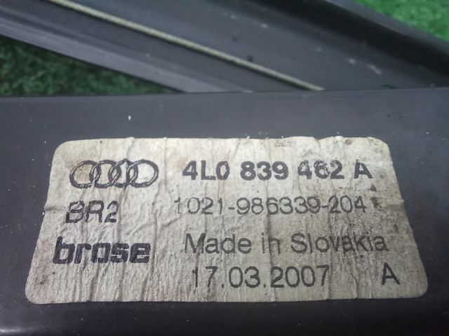 Механізм склопідйомника двері задньої, правої 4L0839462A VAG