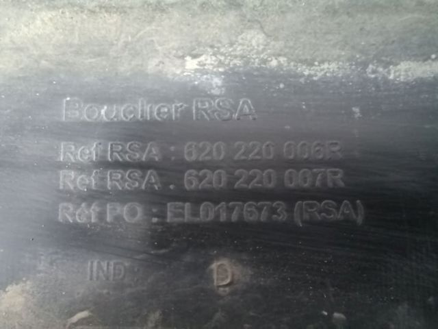 Бампер передній 620220007R RENAULT