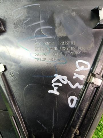Накладка заднього правого крила 781265DA0A NISSAN