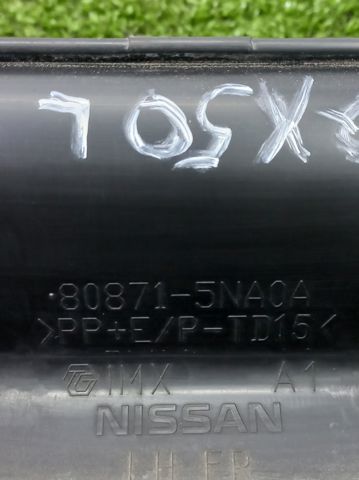 Молдинг передніх лівих дверей, нижній 808715NA0A NISSAN