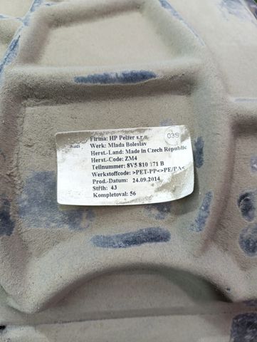 Підкрилок задній лівий 8V5810171B VAG