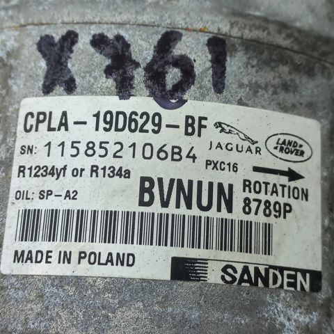 Насос кондиціонера C2D45382 JAGUAR