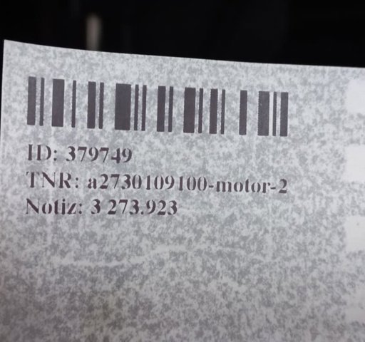 ДВЗ M273923 MERCEDES