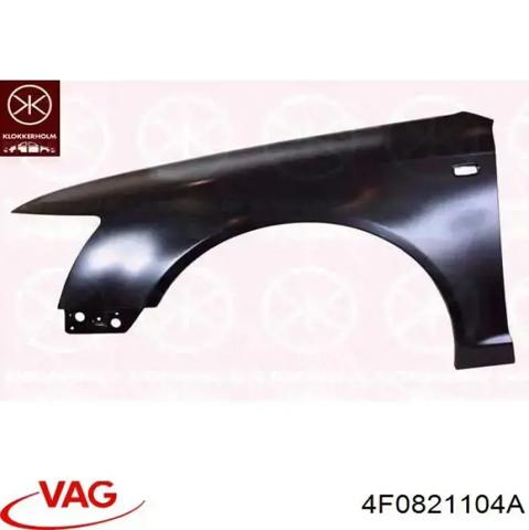 Переднє праве крило 4F0821104A VAG