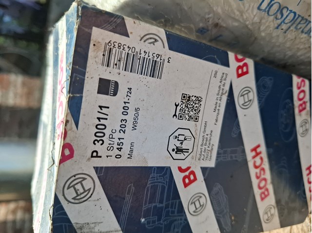 Фільтр масляний 0451203001 BOSCH