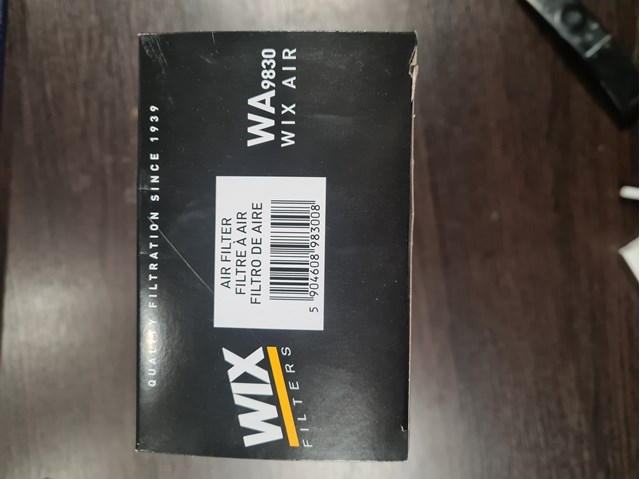 Елемент повітряного фільтра WA9830 WIX