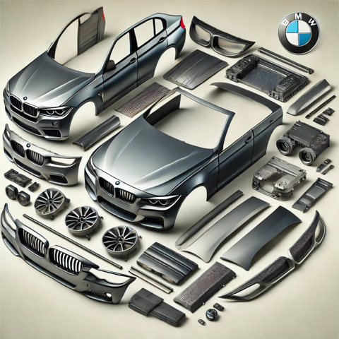 Рейлінг даху лівий 51137414349 BMW