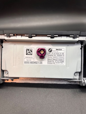Дисплей бортового комп'ютера 65506834921 BMW