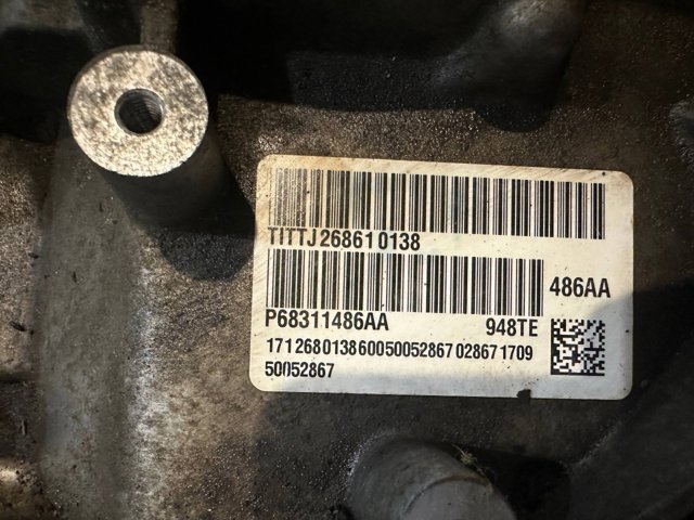 Безступнева трансмісія 68311486AA CHRYSLER