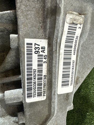 Редуктор заднього моста 68378937AB CHRYSLER