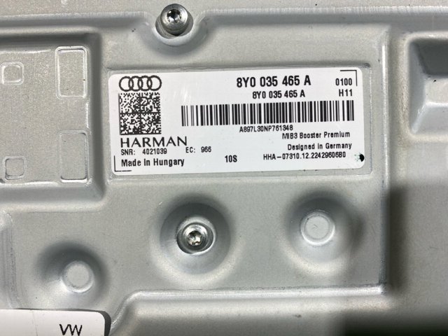 Підсилювач звуку аудіосистеми 8Y0035465A VAG