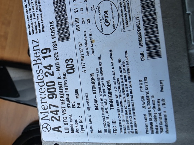A2479002419 Mercedes