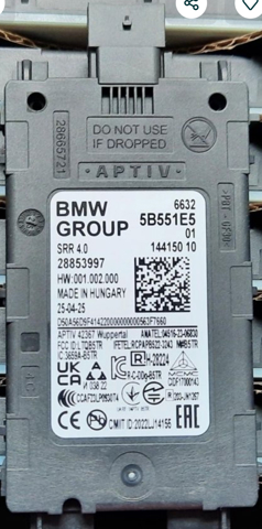 Датчик контролю мертвої зони, задній 66325B551E5 BMW