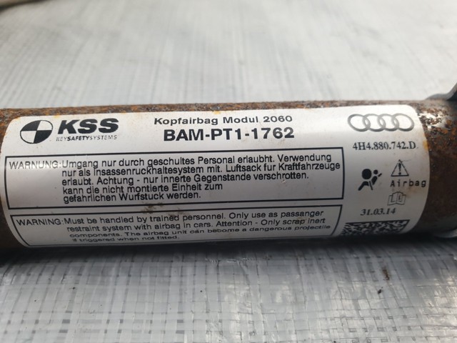 Подушка безпеки, збоку права айрбег 4H4880742D VAG