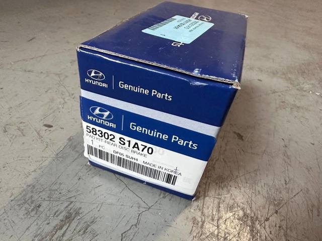 Комплект задніх колодок 58302S1A70 HYUNDAI