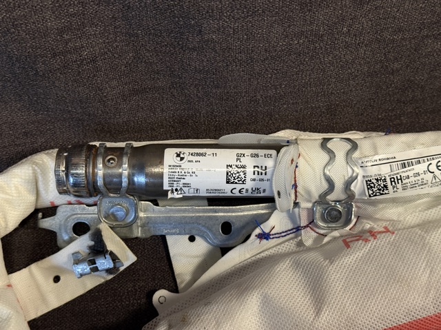 Подушка безпеки, бічна, права, AIRBAG 72127428062 BMW