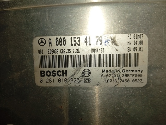 Модуль управління двигуном A0001534179 MERCEDES