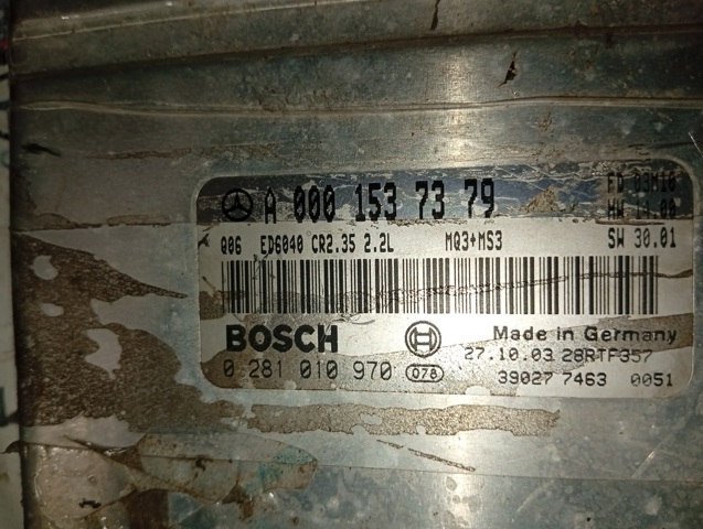 Блок електронного управління A0001537379 MERCEDES