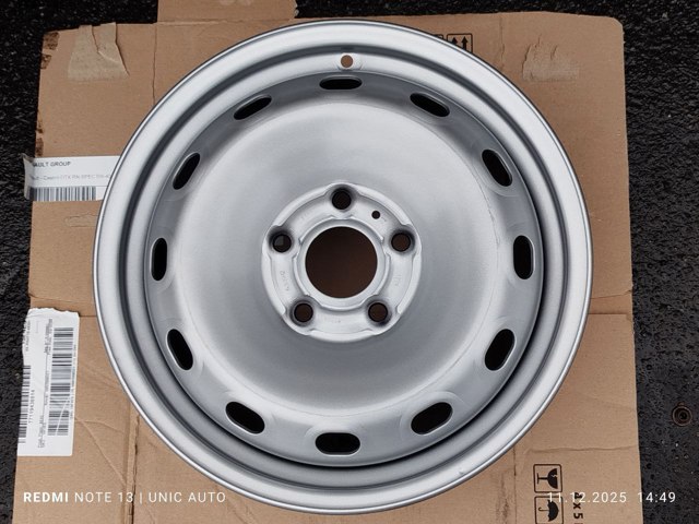 Диски колісні (штамповані) 403001852R RENAULT
