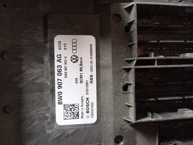 Блок управління комфорту 8W0907063AG VAG