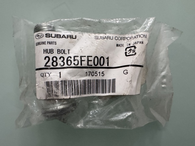 Ступичний болт 28365FE001 SUBARU