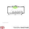 Радіатор охолодження двигуна  на Toyota CELICA hatchback (T16) (01.85 - 12.89) 2.0 GT (08.85 - 08.89) 3S-GEL 1640074060