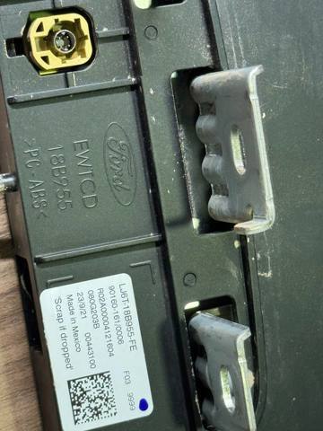 Дисплей бортового комп'ютера LJ6T18B955FC FORD
