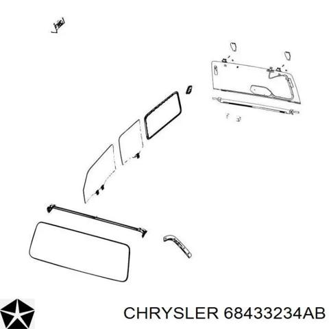 Скло лобове 68433234AB CHRYSLER