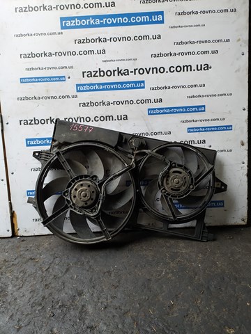 Дифузор радіатора охолодження, в зборі з двигуном і крильчаткою 8240141 PEUGEOT