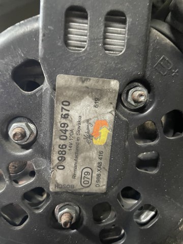 Авто генератор 0986049670 BOSCH