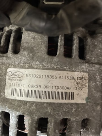 Генератор автомобільний 3N1110300AF FORD