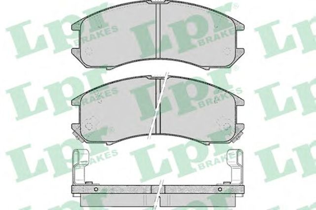 Колодки передні 05P036 LPR