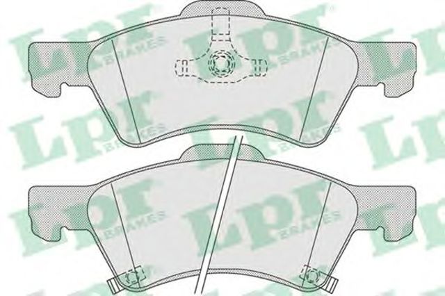 Тормозні колодки 05P1006 LPR