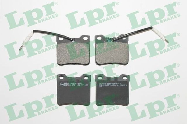 Задні дискові колодки 05P1134 LPR