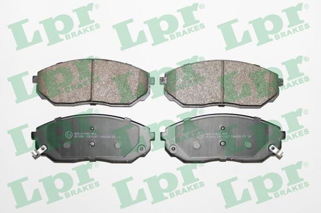 Колодки передні 05P1207 LPR