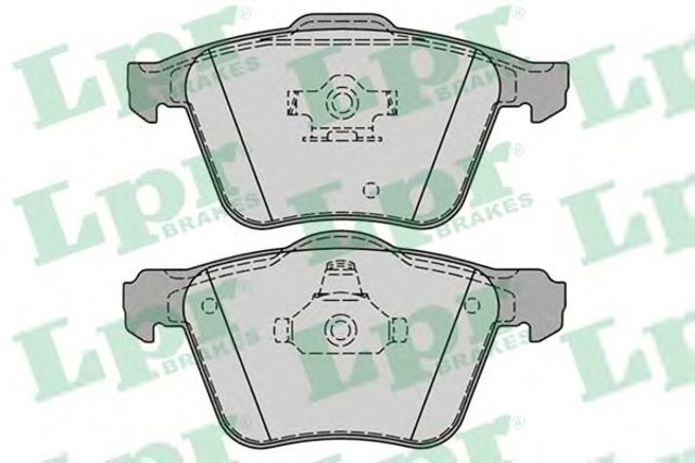 Колодки передні 05P1237 LPR