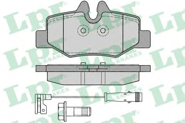 Задні дискові колодки 05P1246 LPR