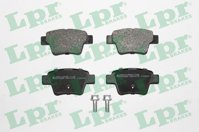 Колодки гальмівні задні, дискові 05P1278 LPR