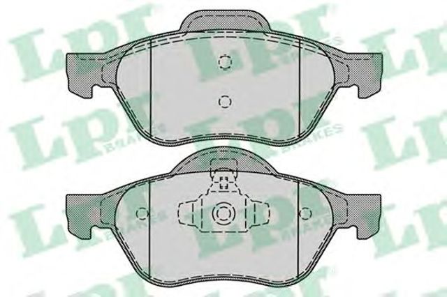 Колодки передні 05P1279 LPR