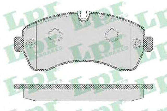 Колодки передні 05P1295 LPR