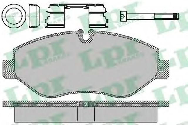 Гальмівні колодки 05P1297 LPR